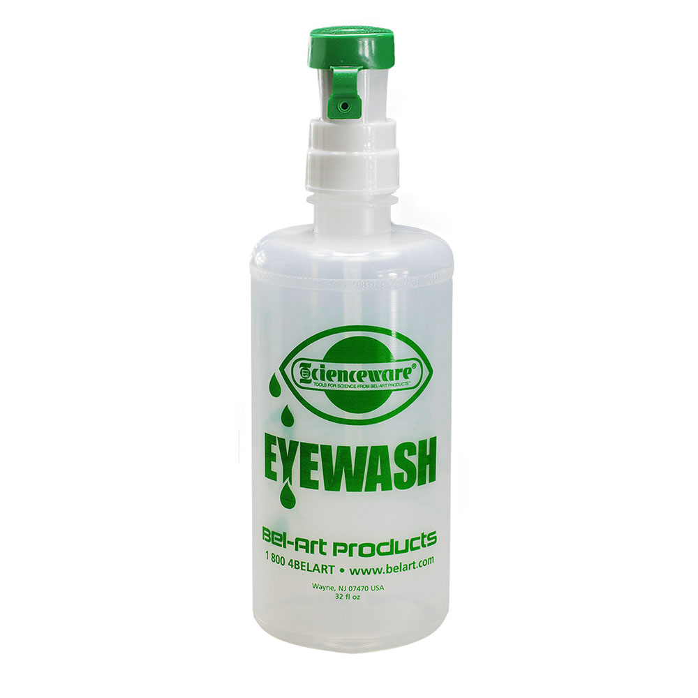 Bel Art Emergency Eye Wash Safety Stations Bottle Refill 500ML Lab 